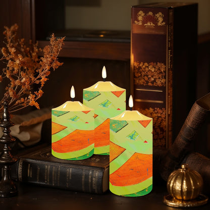 Gavin Scott Flameless Candles w/Remote (Set of 3)