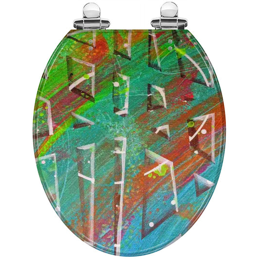 Gavin Scott Round Toilet Seat w/Matching Soft-close Lid (O-Shape)