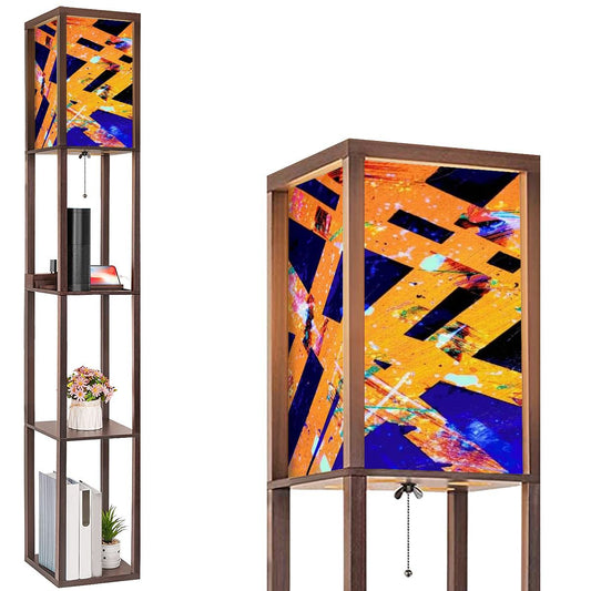 Gavin Scott Floor Lamp with Shelves (2 Colors)