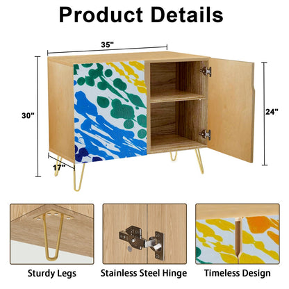 Gavin Scott Wooden Sideboard Cabinet