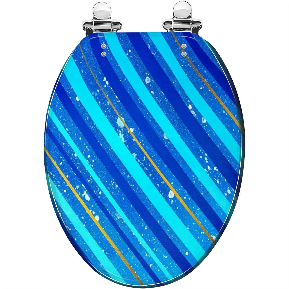 Gavin Scott Elongated Toilet Seat w/Matching Soft-close Lid (V-Shape)