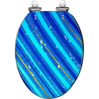 Gavin Scott Elongated Toilet Seat w/Matching Soft-close Lid (V-Shape)