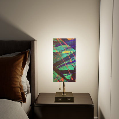 Gavin Scott Square Table Lamp with USB Port