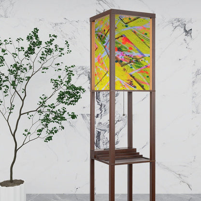 Gavin Scott Floor Lamp with Shelves (2 Colors)