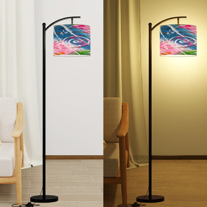 Gavin Scott Arc Floor Lamp w/Remote