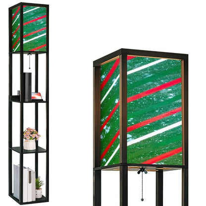 Gavin Scott Floor Lamp with Shelves (2 Colors)