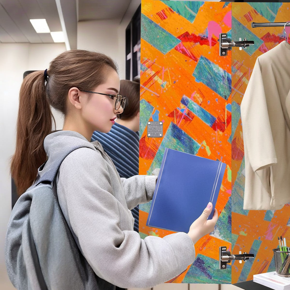 Gavin Scott Magnetic Locker Wallpaper 2 pcs