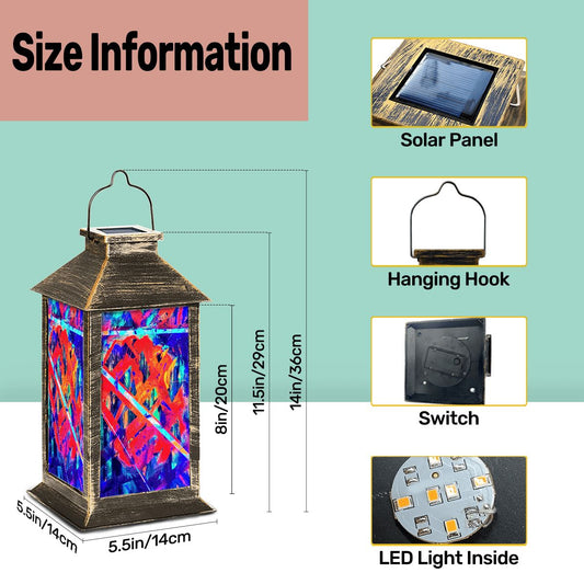 Gavin Scott Solar Powered Indoor/Outdoor Lantern