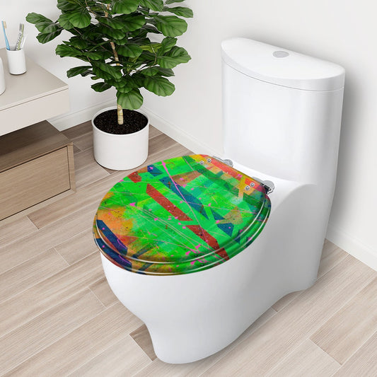 Gavin Scott Round Toilet Seat w/Matching Soft-close Lid (O-Shape)