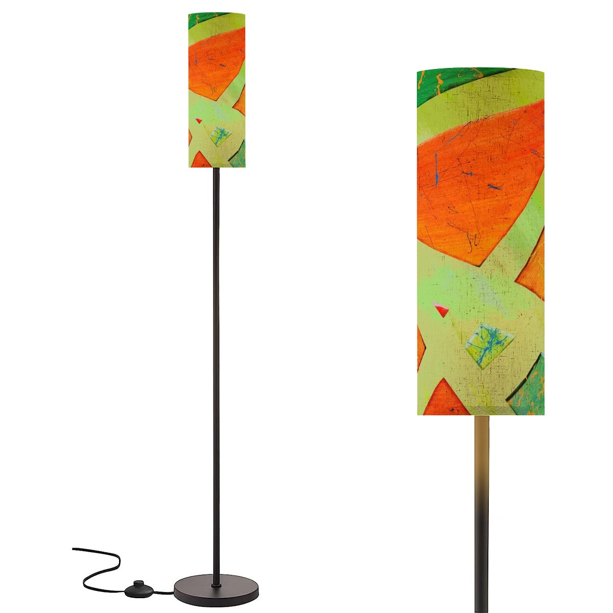 Gavin Scott Pillar Torch Floor Lamp