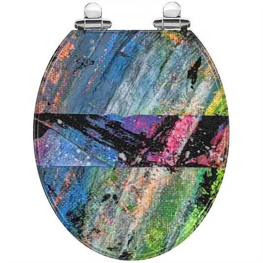 Gavin Scott Round Toilet Seat w/Matching Soft-close Lid (O-Shape)