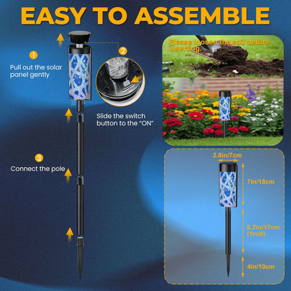 Gavin Scott Adjustable Outdoor Solar Lights (set of 4)