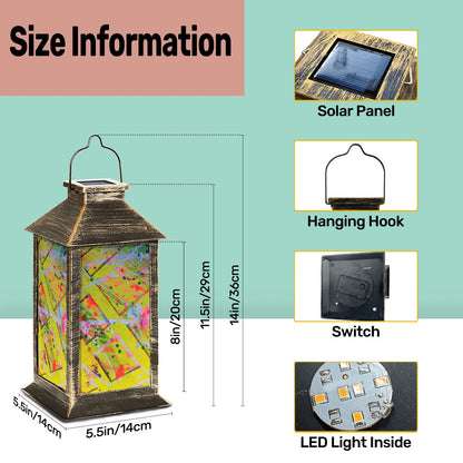 Gavin Scott Solar Powered Indoor/Outdoor Lantern
