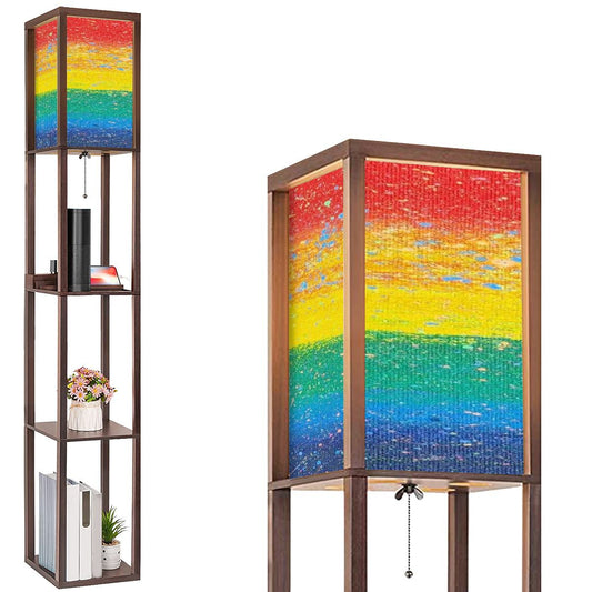 Gavin Scott PRIDE Floor Lamp with Shelves (2 Colors)