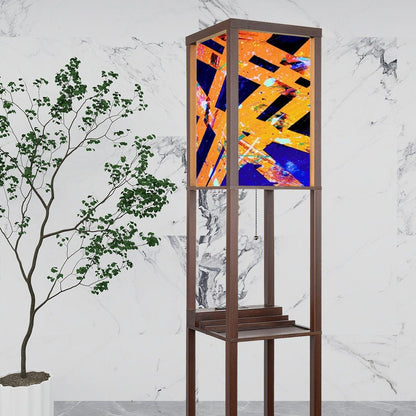 Gavin Scott Floor Lamp with Shelves (2 Colors)