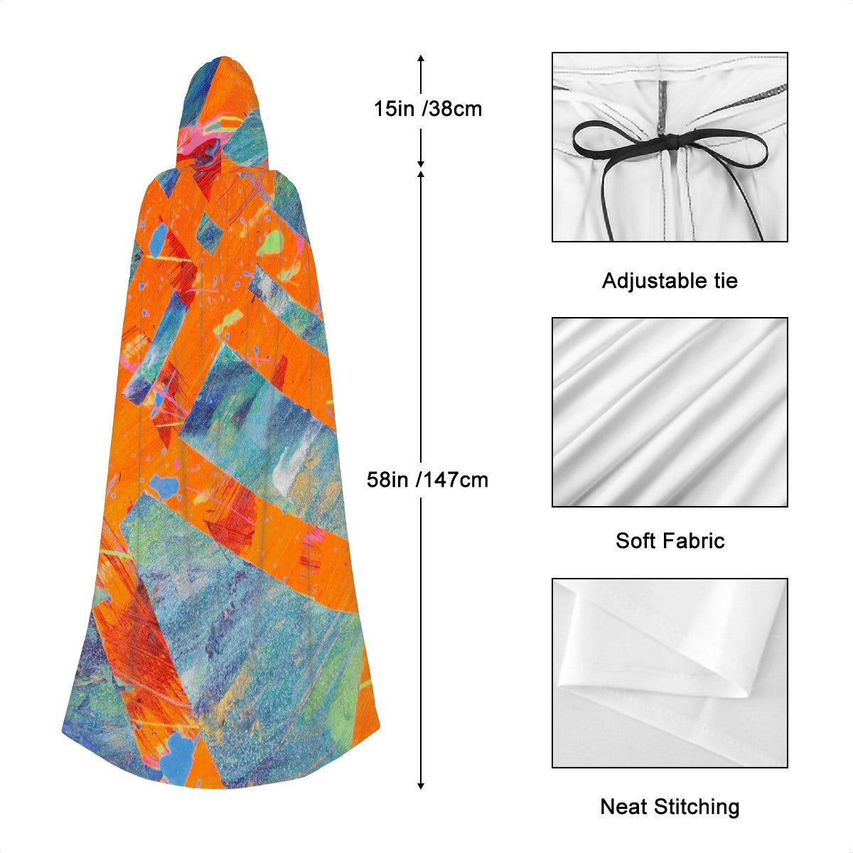 Gavin Scott Hooded Cloak