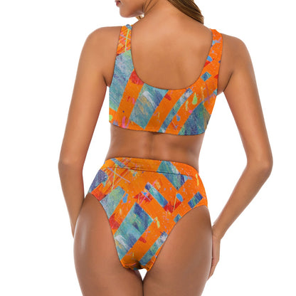 Gavin Scott Safflower Two-Piece Swimsuit (Femme S-2XL)