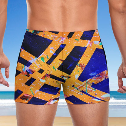 Gavin Scott Square Cut Swimming Trunks (Masc S-3XL)