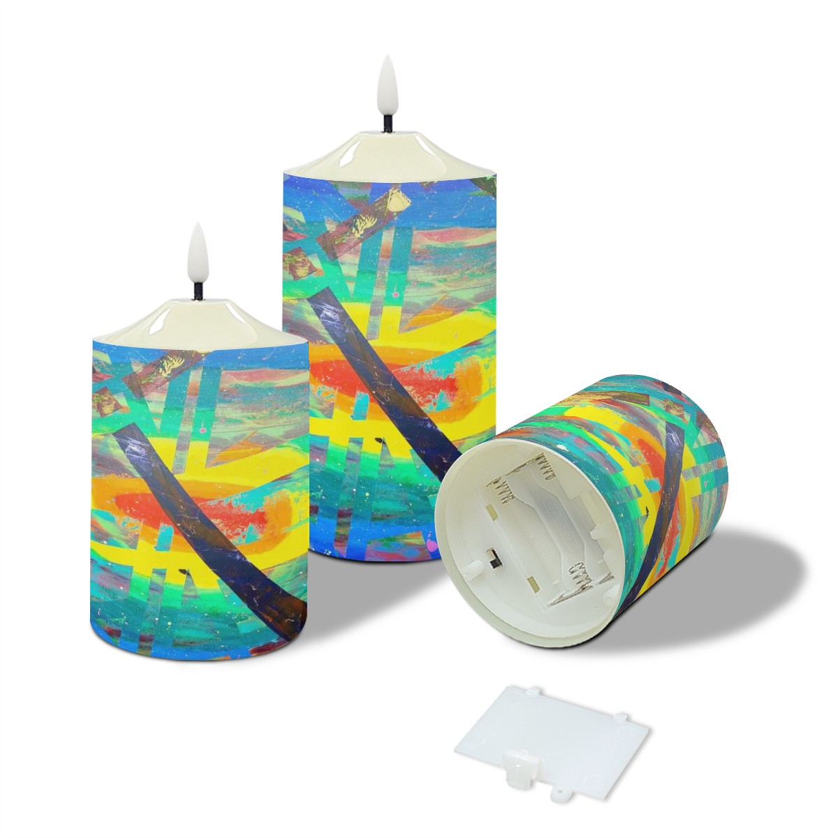 Gavin Scott Flameless Candles w/Remote (Set of 3)