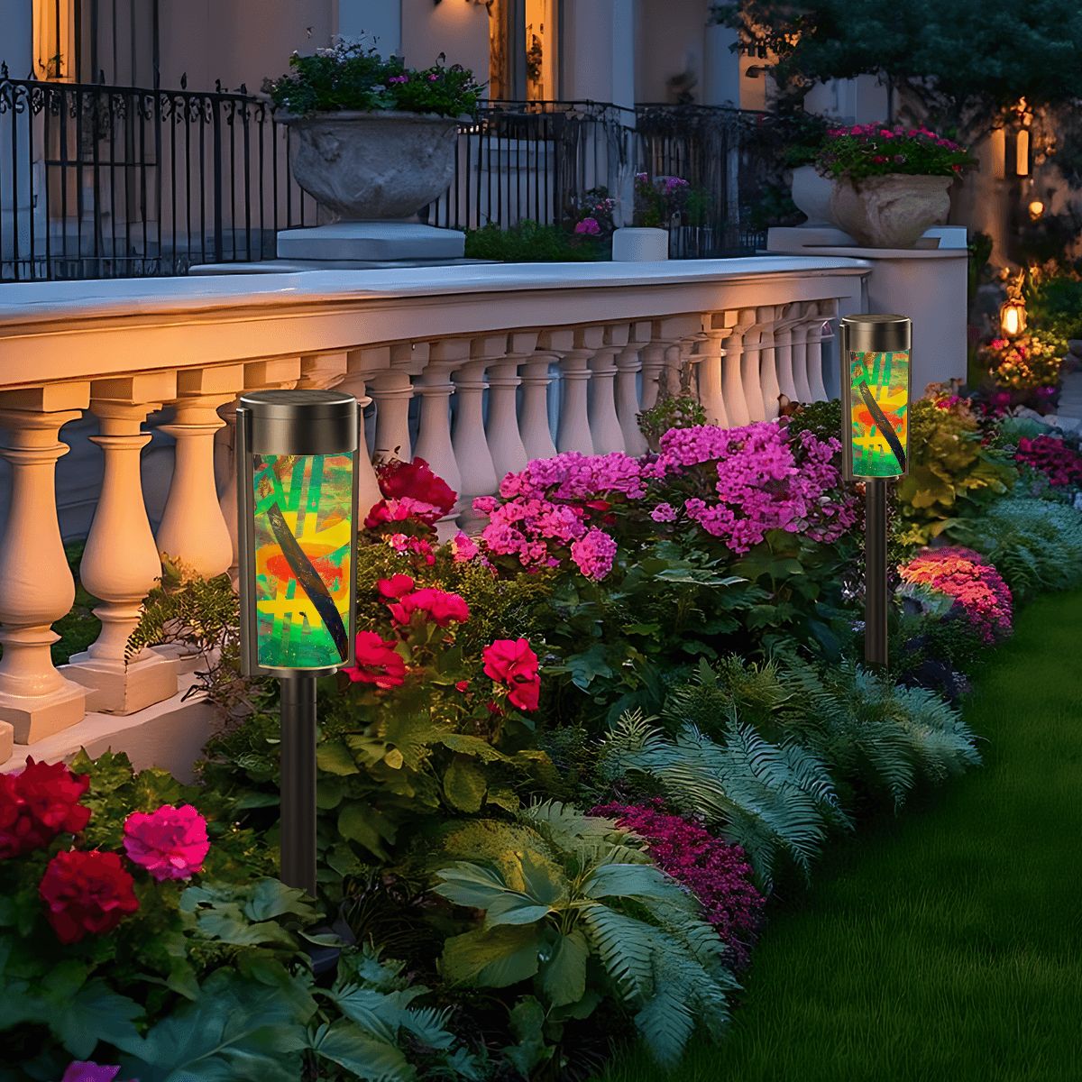 Gavin Scott Adjustable Outdoor Solar Lights (set of 4)