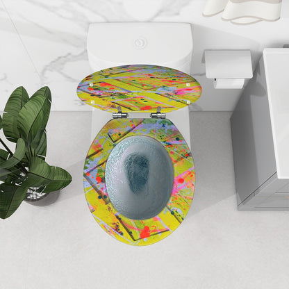 Gavin Scott Round Toilet Seat w/Matching Soft-close Lid (O-Shape)