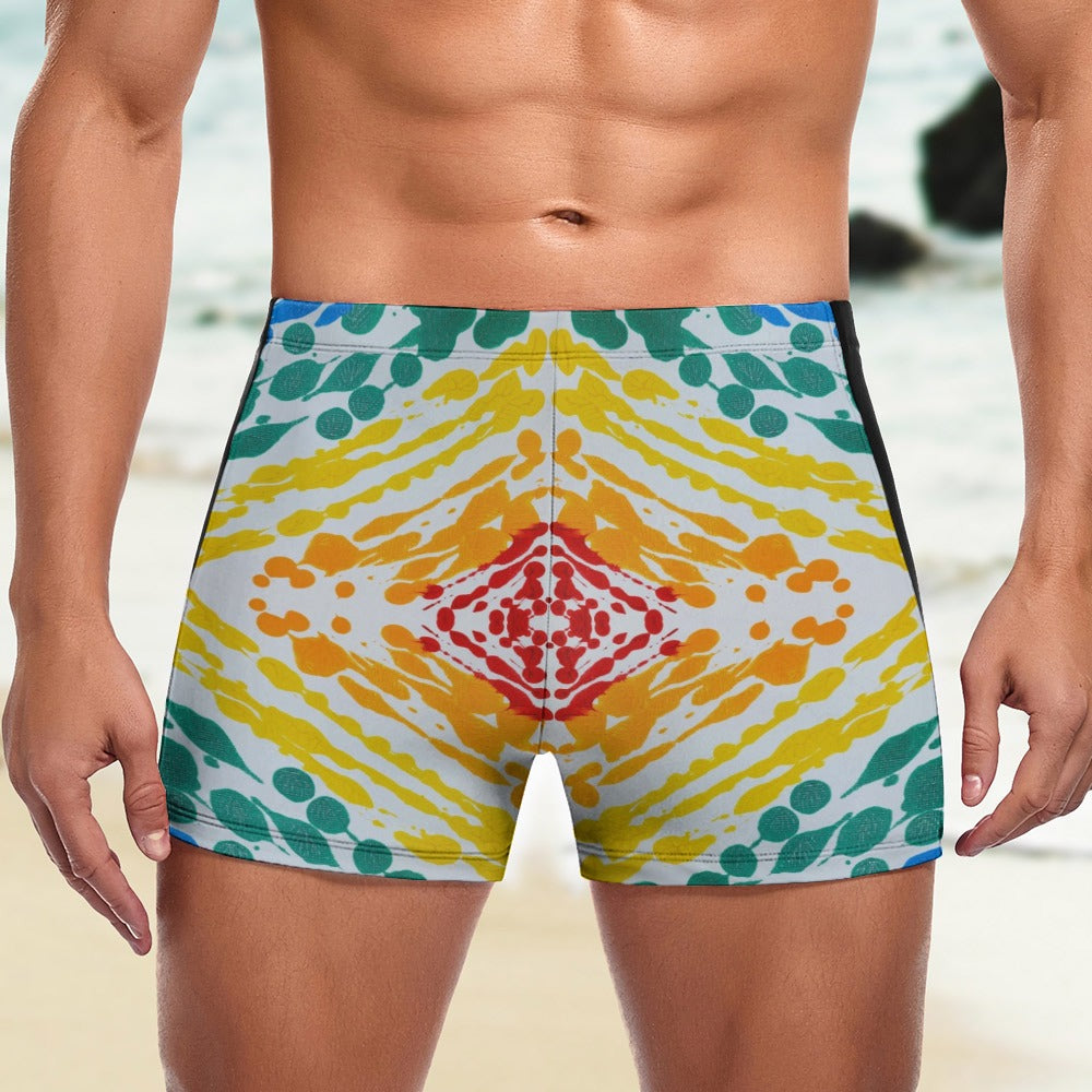 Gavin Scott Square Cut Swimming Trunks (Masc S-3XL)