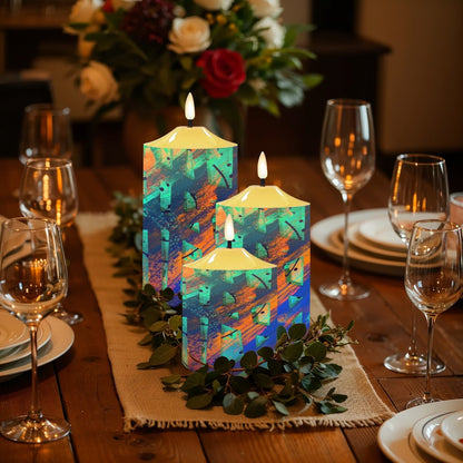 Gavin Scott Flameless Candles w/Remote (Set of 3)