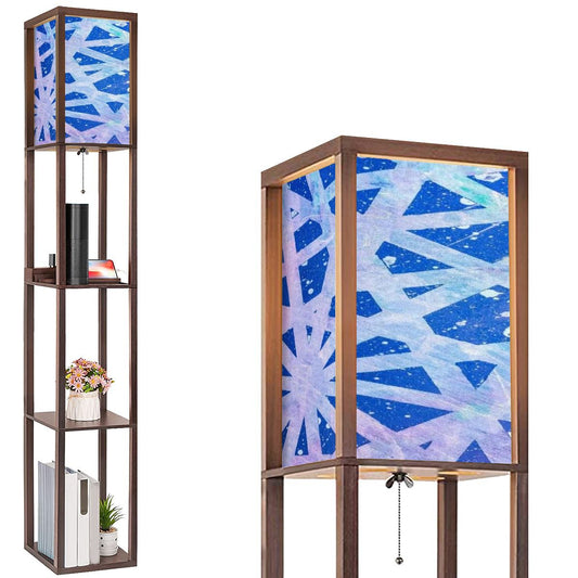 Gavin Scott Floor Lamp with Shelves (2 Colors)