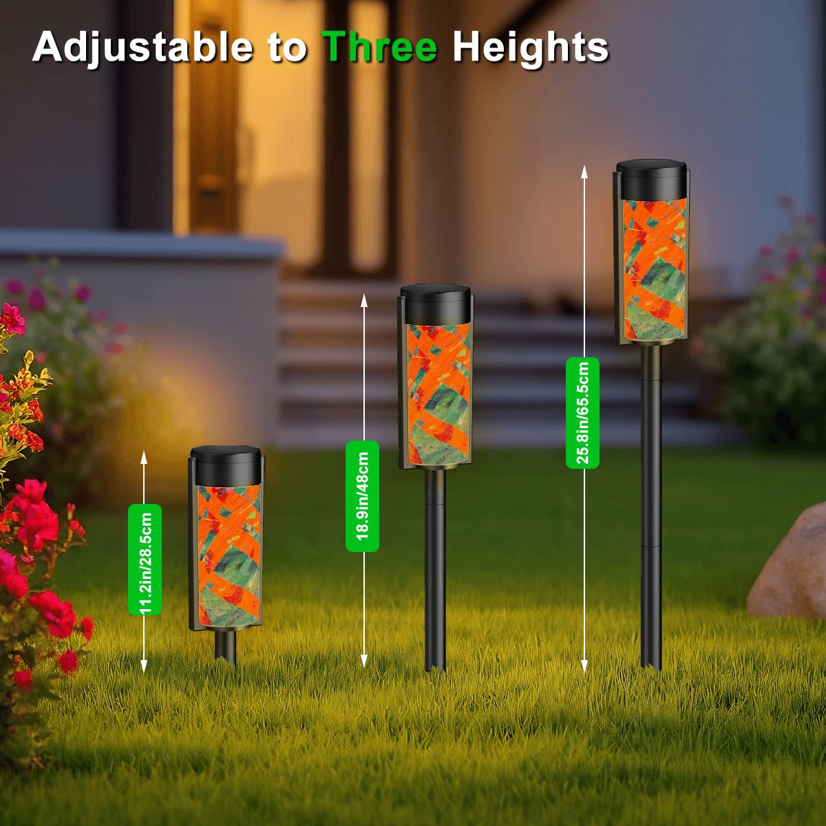 Gavin Scott Adjustable Outdoor Solar Lights (set of 4)