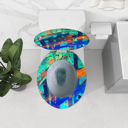 Gavin Scott Round Toilet Seat w/Matching Soft-close Lid (O-Shape)