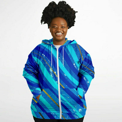 Gavin Scott Zipper Hoodie (Genderless 2XL-6XL)