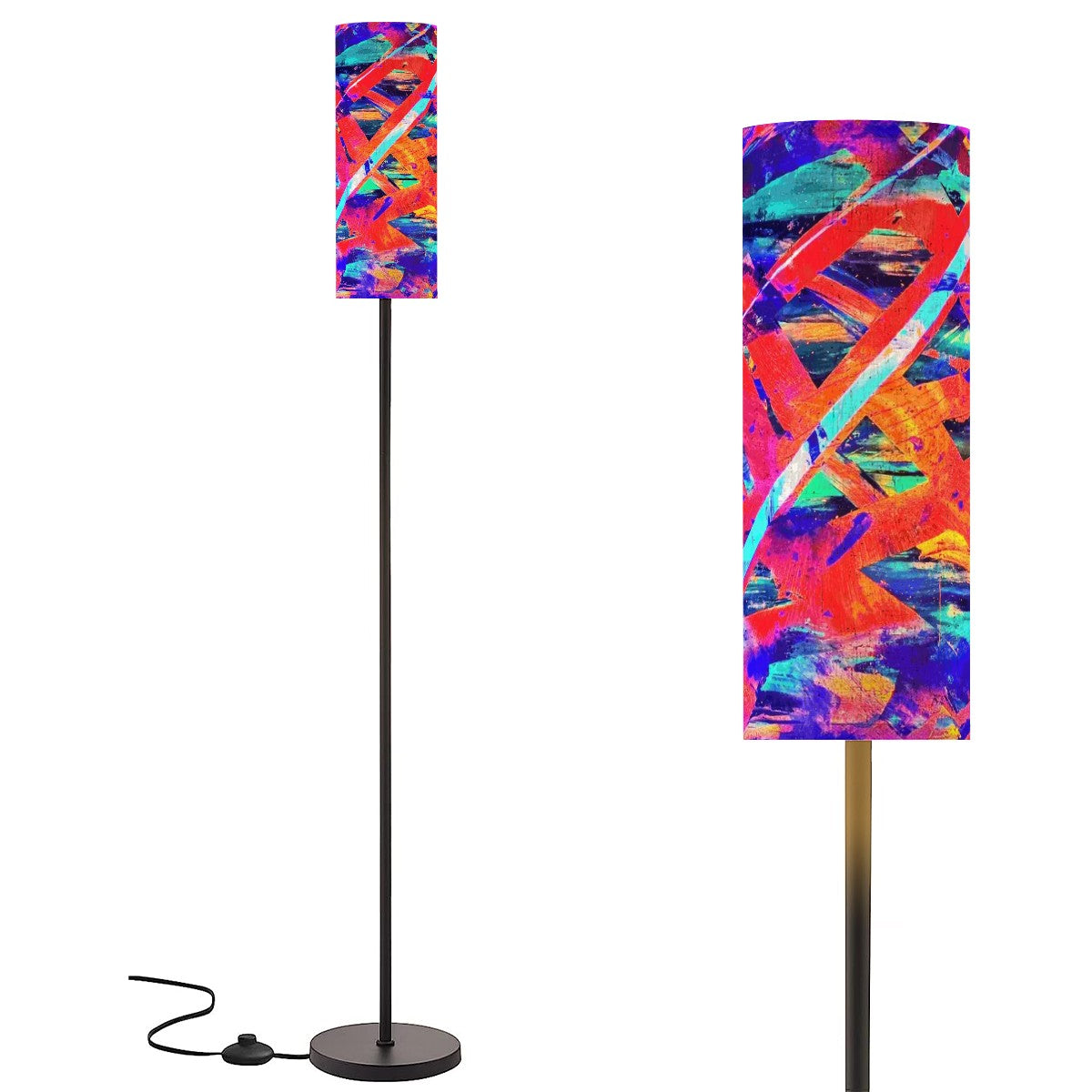 Gavin Scott Pillar Torch Floor Lamp