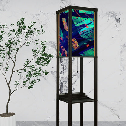 Gavin Scott Floor Lamp with Shelves