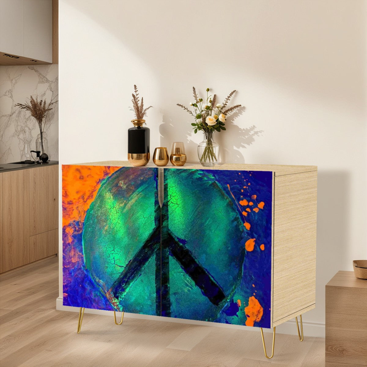 Gavin Scott Wooden Sideboard Cabinet