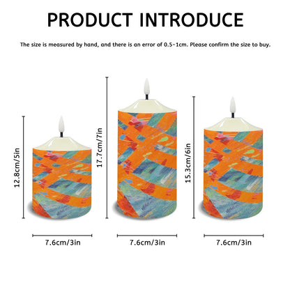 Gavin Scott Flameless Candles w/Remote (Set of 3)