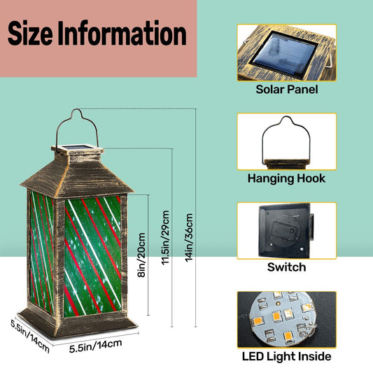 Gavin Scott Solar Powered Indoor/Outdoor Lantern