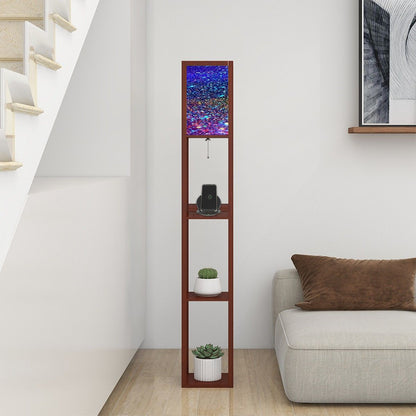 Gavin Scott Floor Lamp with Shelves (2 Colors)