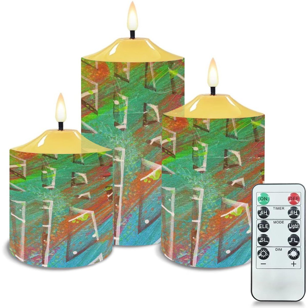 Gavin Scott Flameless Candles w/Remote (Set of 3)