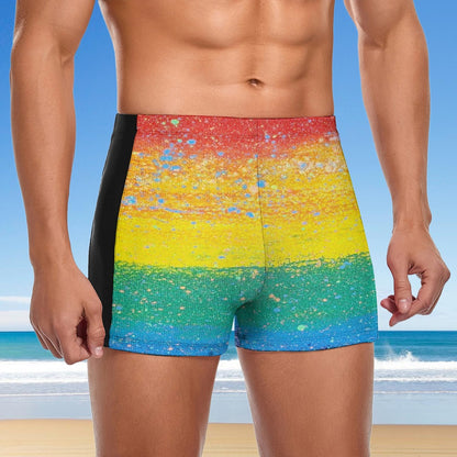 Gavin Scott Square Cut Swimming Trunks (Masc S-3XL)