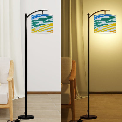 Gavin Scott Arc Floor Lamp w/Remote