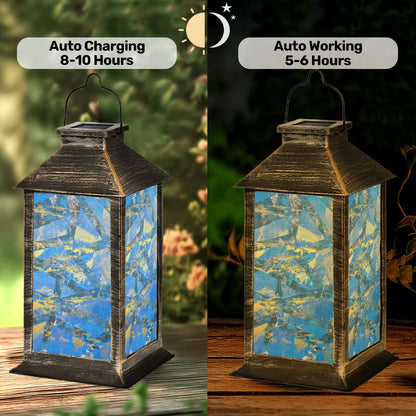 Gavin Scott Solar Powered Indoor/Outdoor Lantern