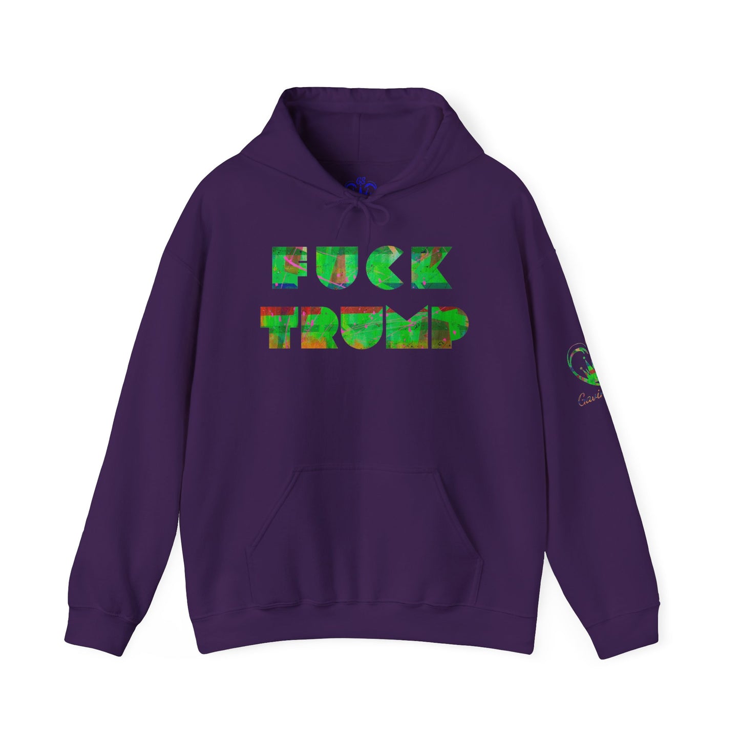 Gavin Scott Genderless FUCK TRUMP Heavy Blend™ Hooded Sweatshirt F*CK TRUMP