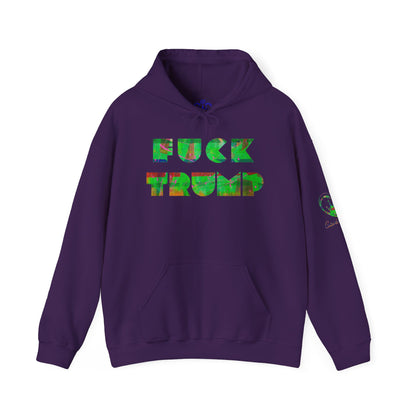 Gavin Scott Genderless FUCK TRUMP Heavy Blend™ Hooded Sweatshirt F*CK TRUMP