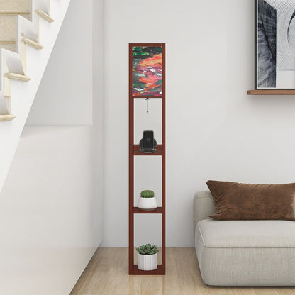 Gavin Scott Floor Lamp with Shelves (2 Colors)