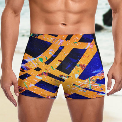 Gavin Scott Square Cut Swimming Trunks (Masc S-3XL)