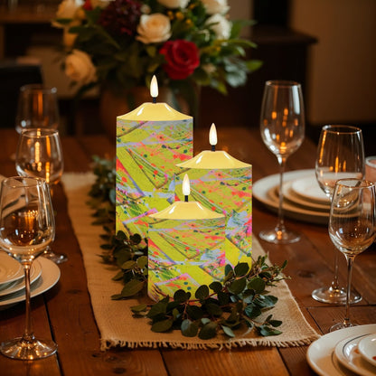 Gavin Scott Flameless Candles w/Remote (Set of 3)