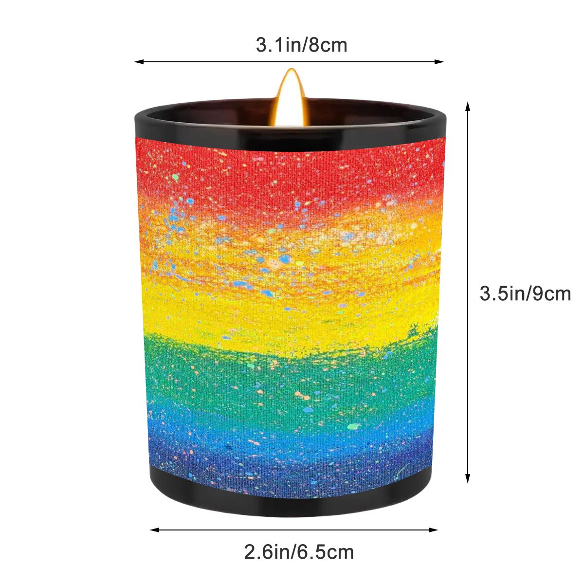 Gavin Scott Scented Black Jar Candle (6oz)