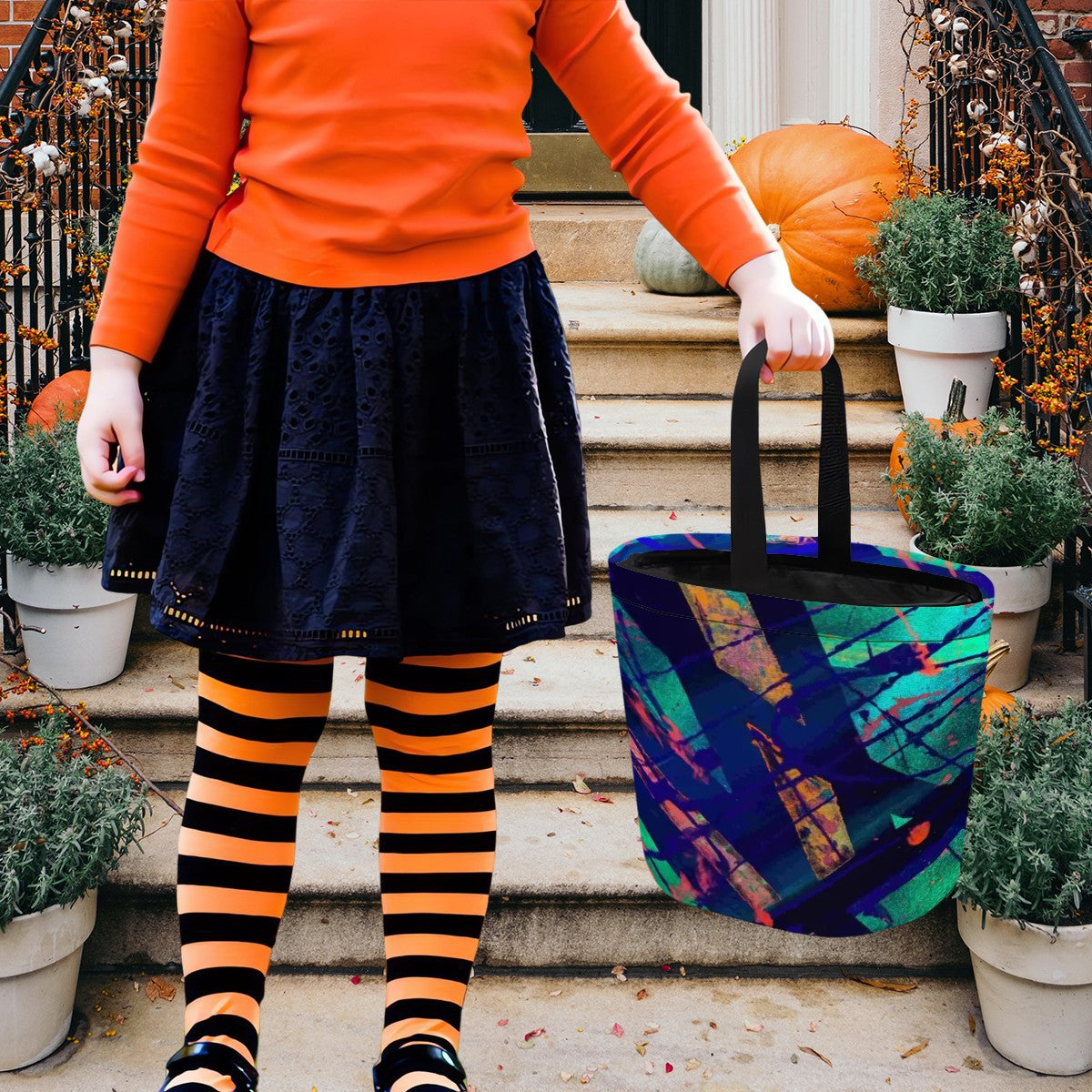 Gavin Scott Reusable Halloween Candy Bucket