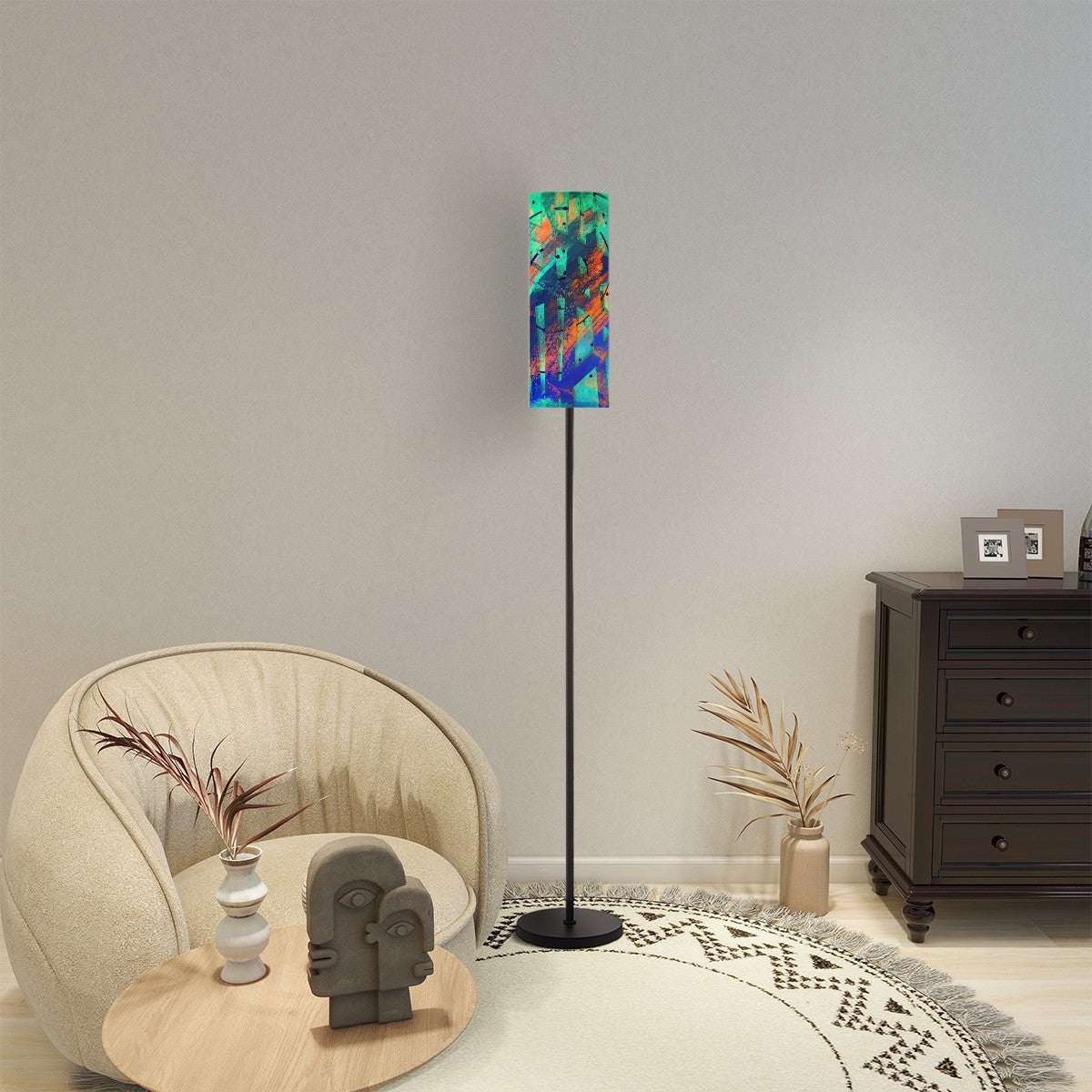 Gavin Scott Pillar Torch Floor Lamp
