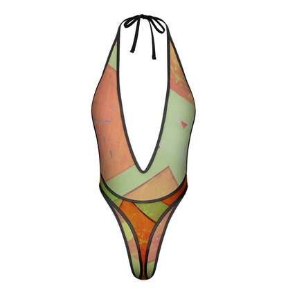 Gavin Scott Deep Plunge Jumpsuit (Femme S-3XL)